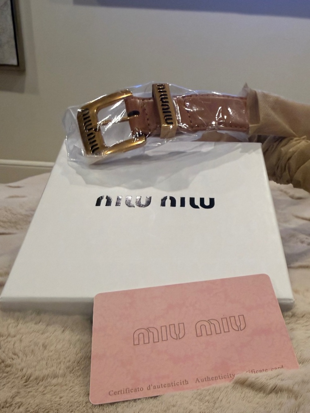 NWT!! Tan colored Belt